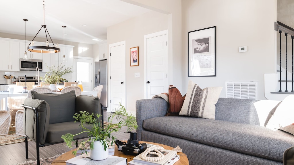 Spacious and chic interiors.