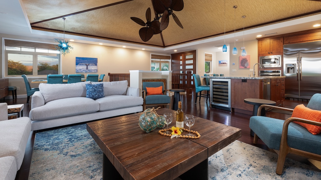 Open concept living space