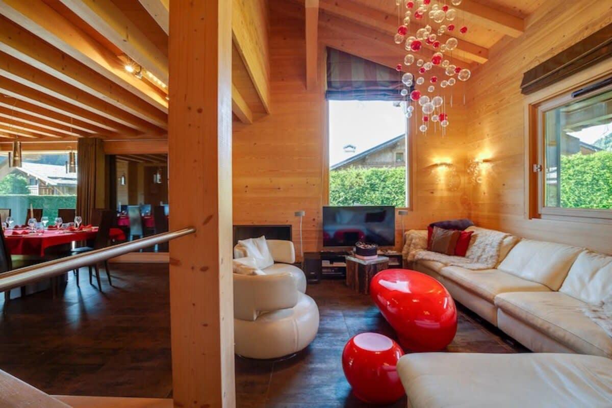 Property Image 2 - Gorgeous Wooden Chalet in Megeve with Hammam