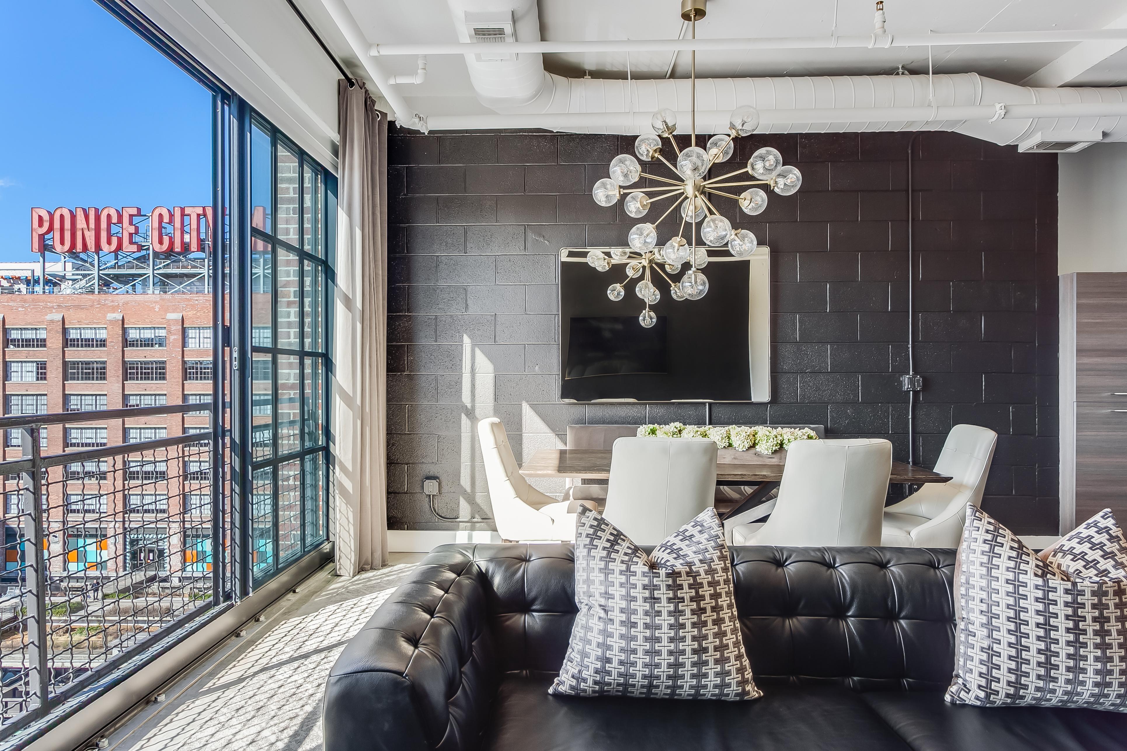 Property Image 1 - Opulent Ponce City Market Flat with Sliding Windows