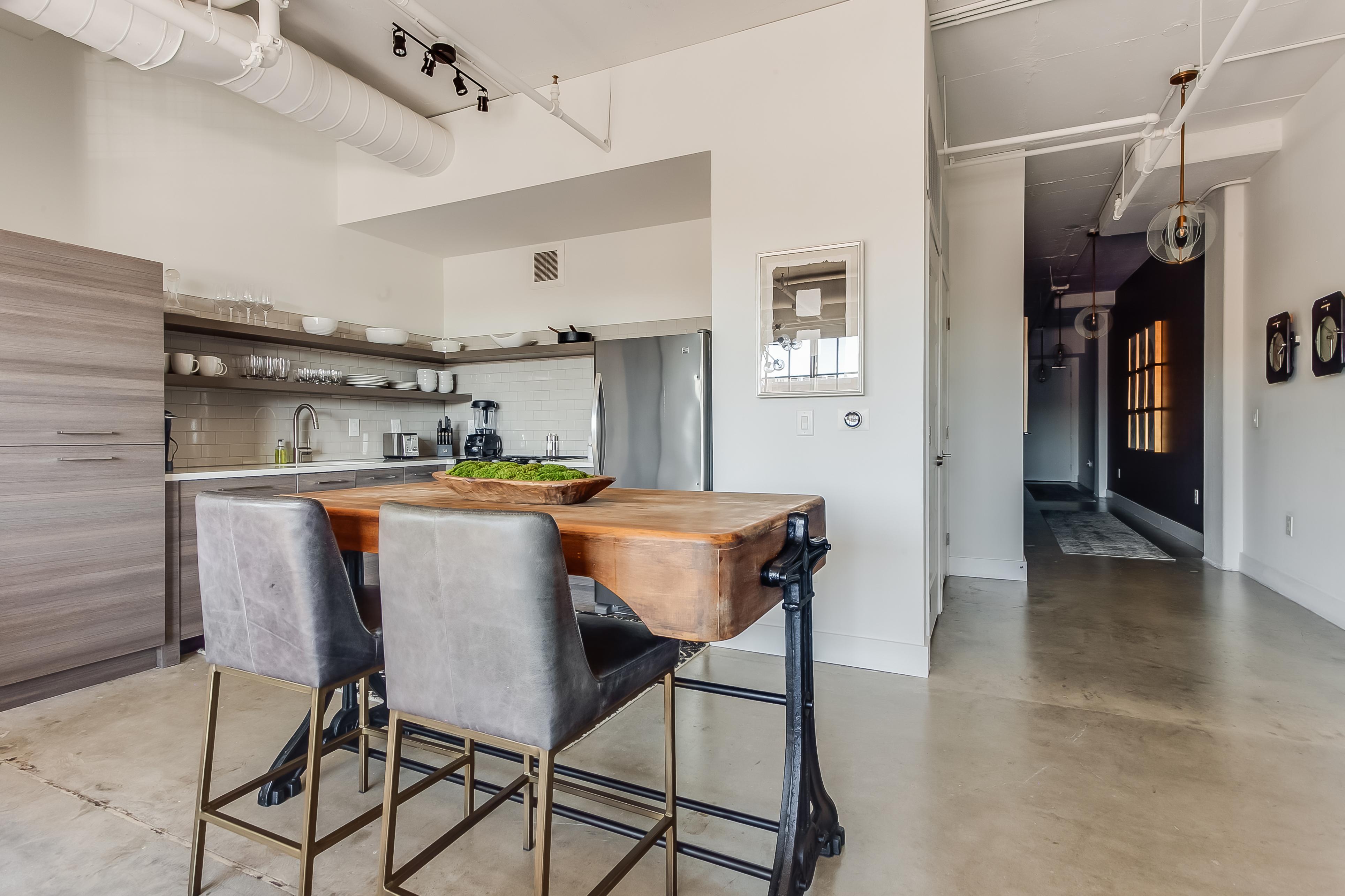 Opulent Ponce City Market Flat with Sliding Windows