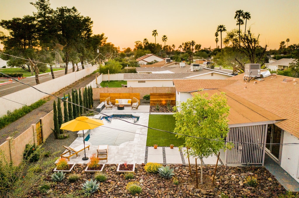 Your spacious backyard.