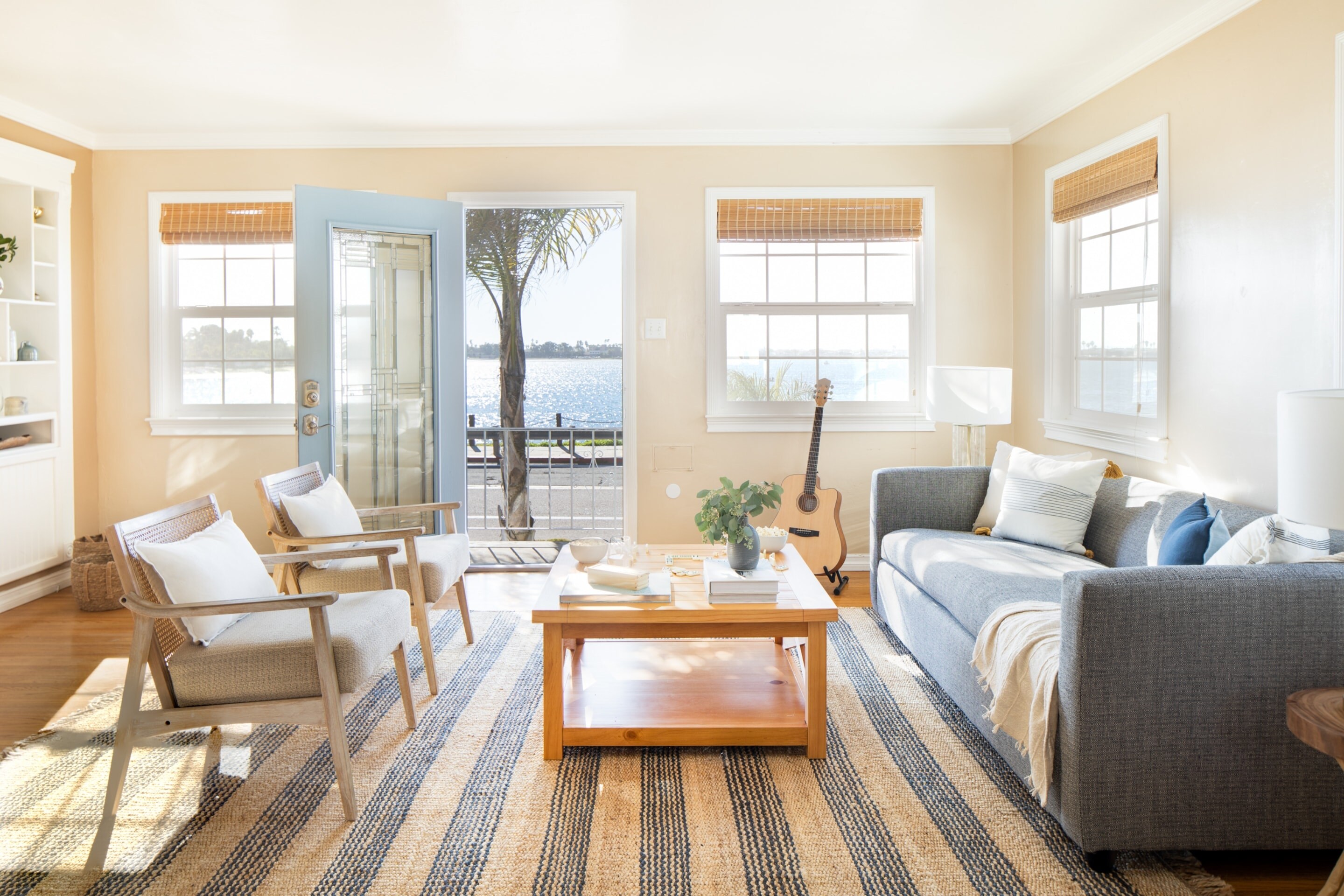 Enjoy the bay breeze from your living room.