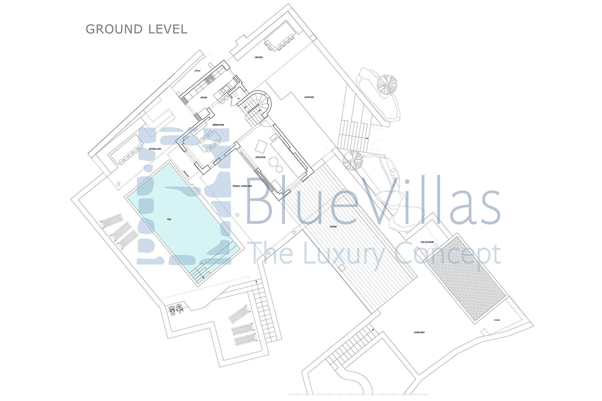 Luxury Villa with breathtaking view close to Psarou Beach