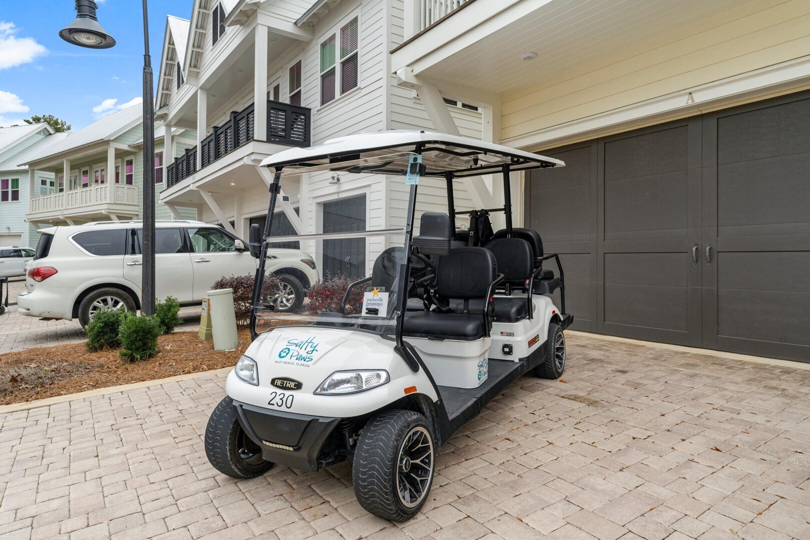 6 Seater Golf Cart Included with Your Rental!