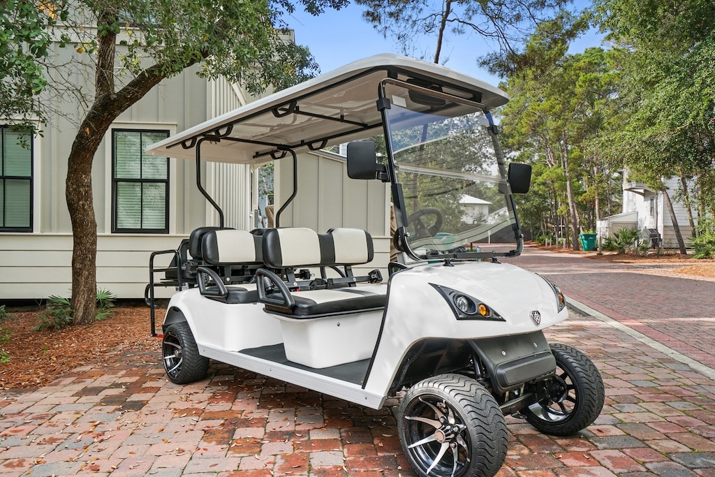 6 Seater Golf Cart Included with Your Rental