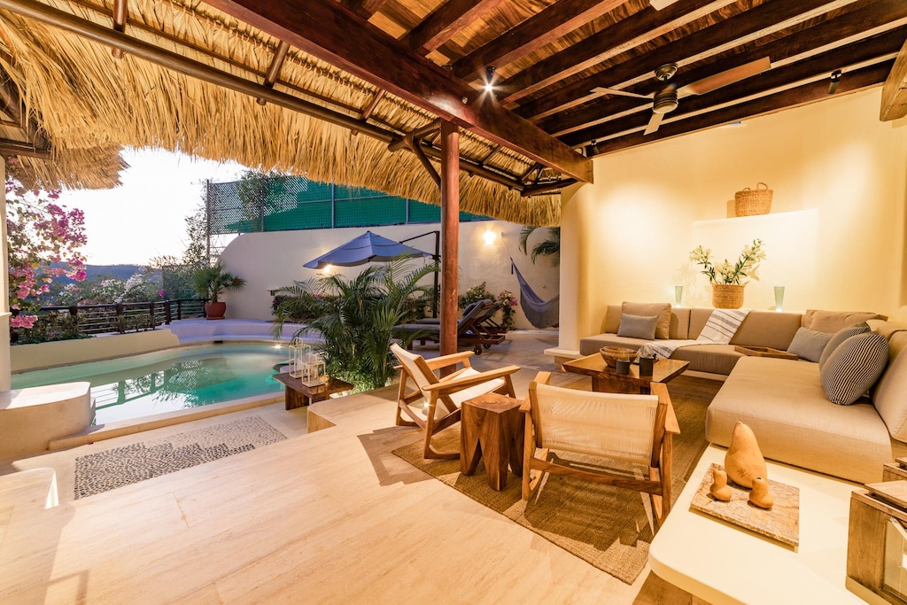 Poolside Lounge Area