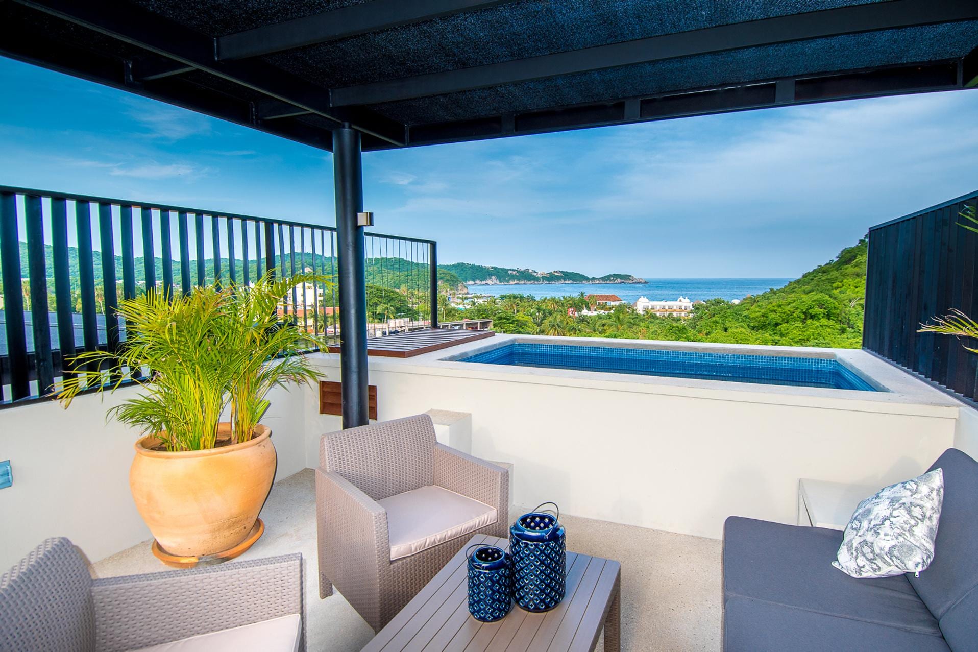 Property Image 1 - Private Rooftop Plunge Pool in Chic Central Location