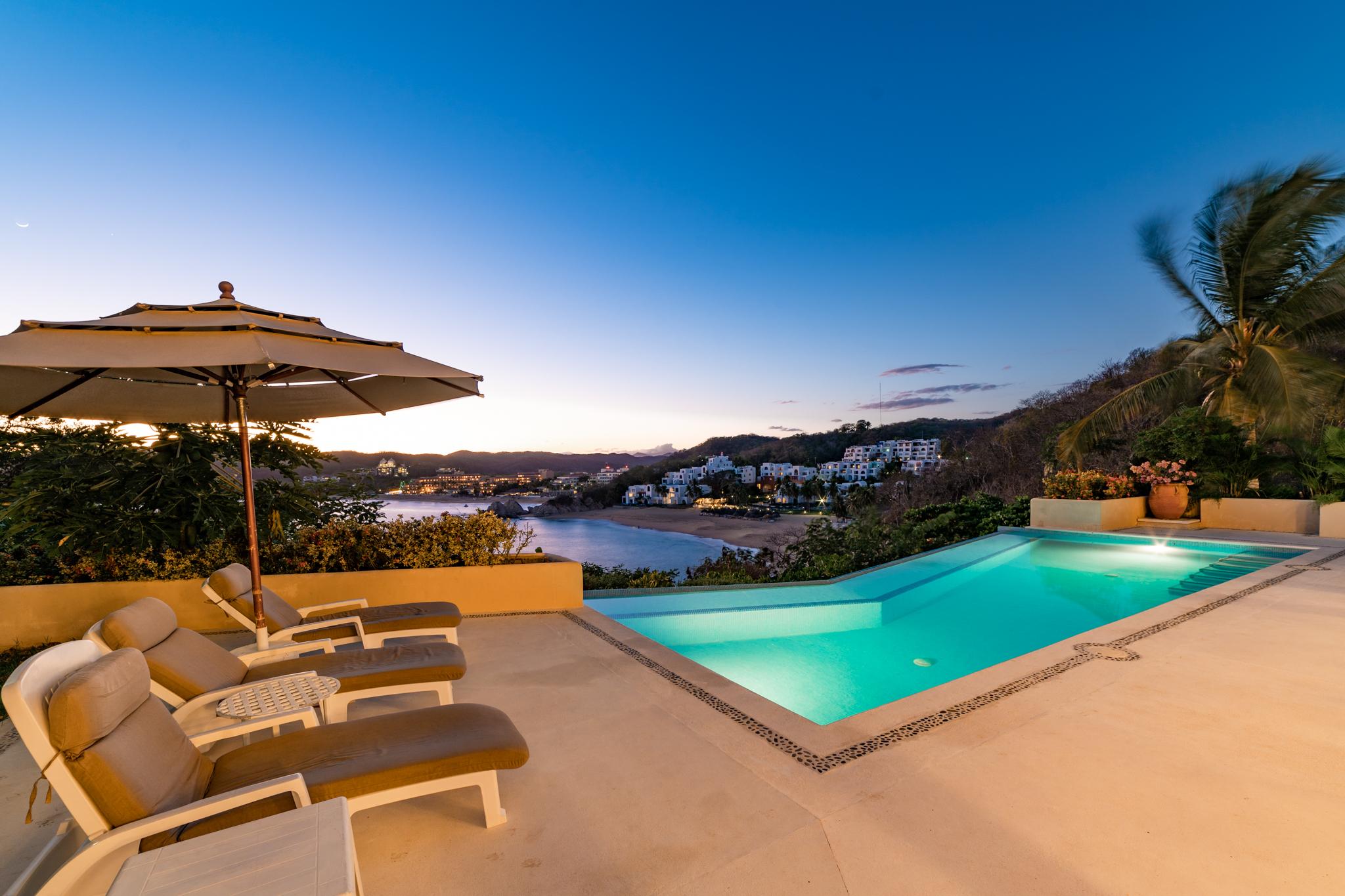 Tangolunda Bay at Twilight