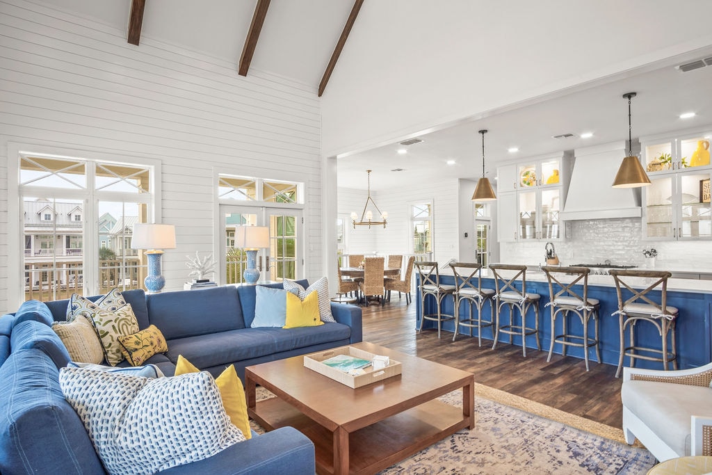 Kitchen and Living Area, 2nd Floor. 