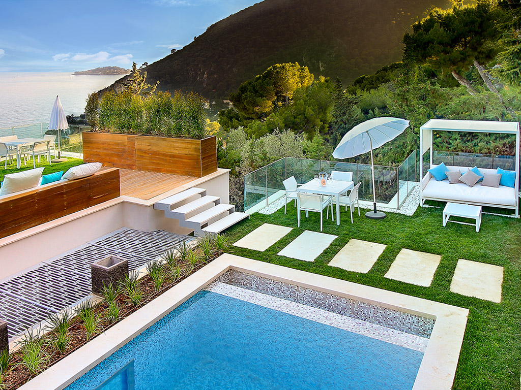 Property Image 2 - Sleek Modern Villa with Heated Pool, Sauna & Incredible Sea Views