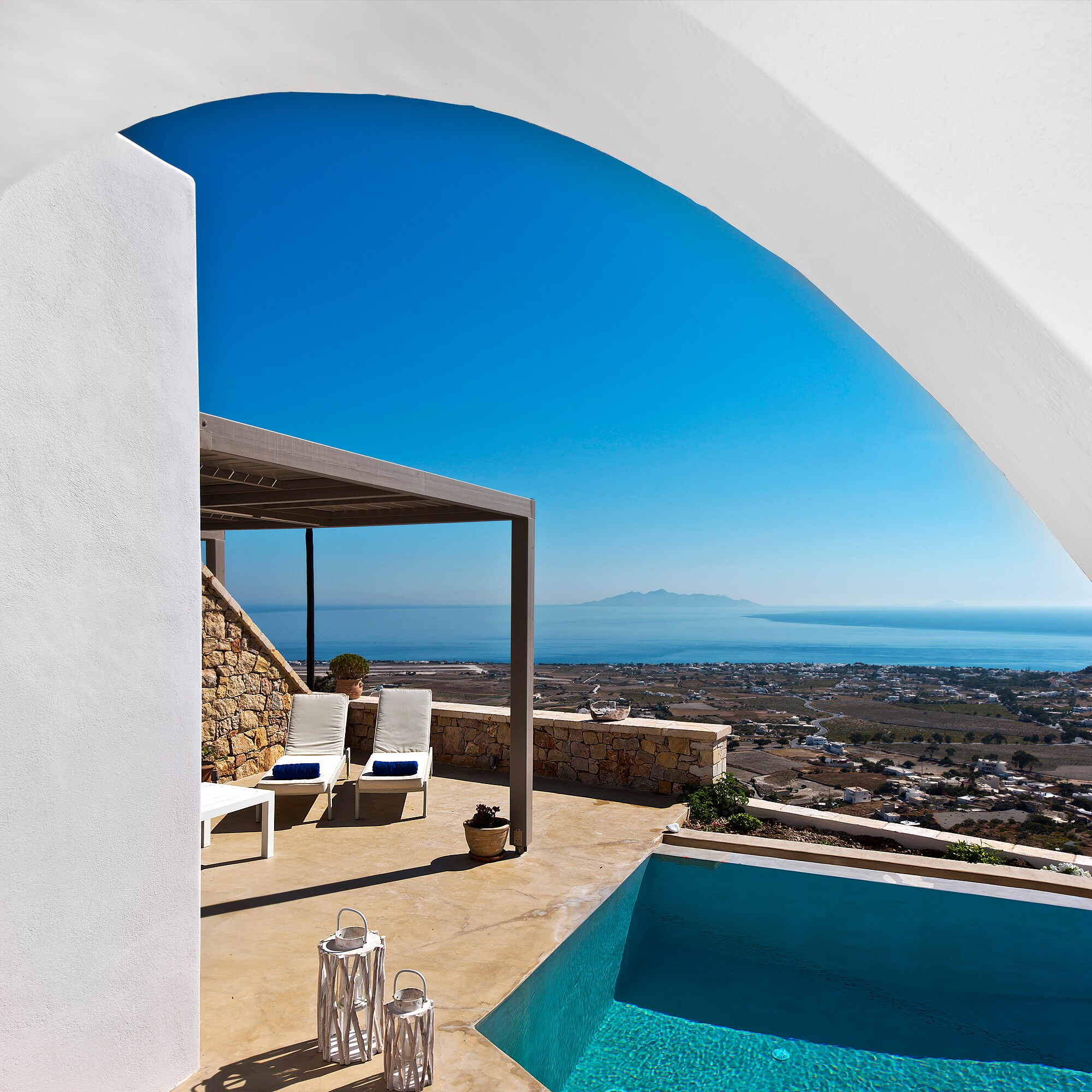 Property Image 2 - Stylishly Designed Zen 4 Bedroom Villa with Pool and Stunning Aegean Sea Views