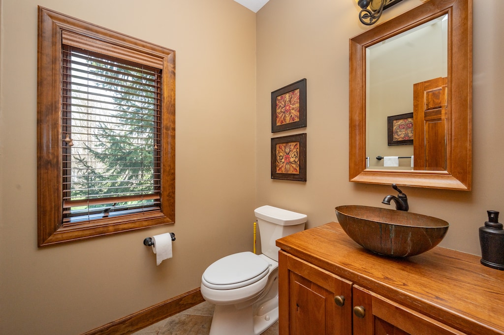Powder Room on Main Level