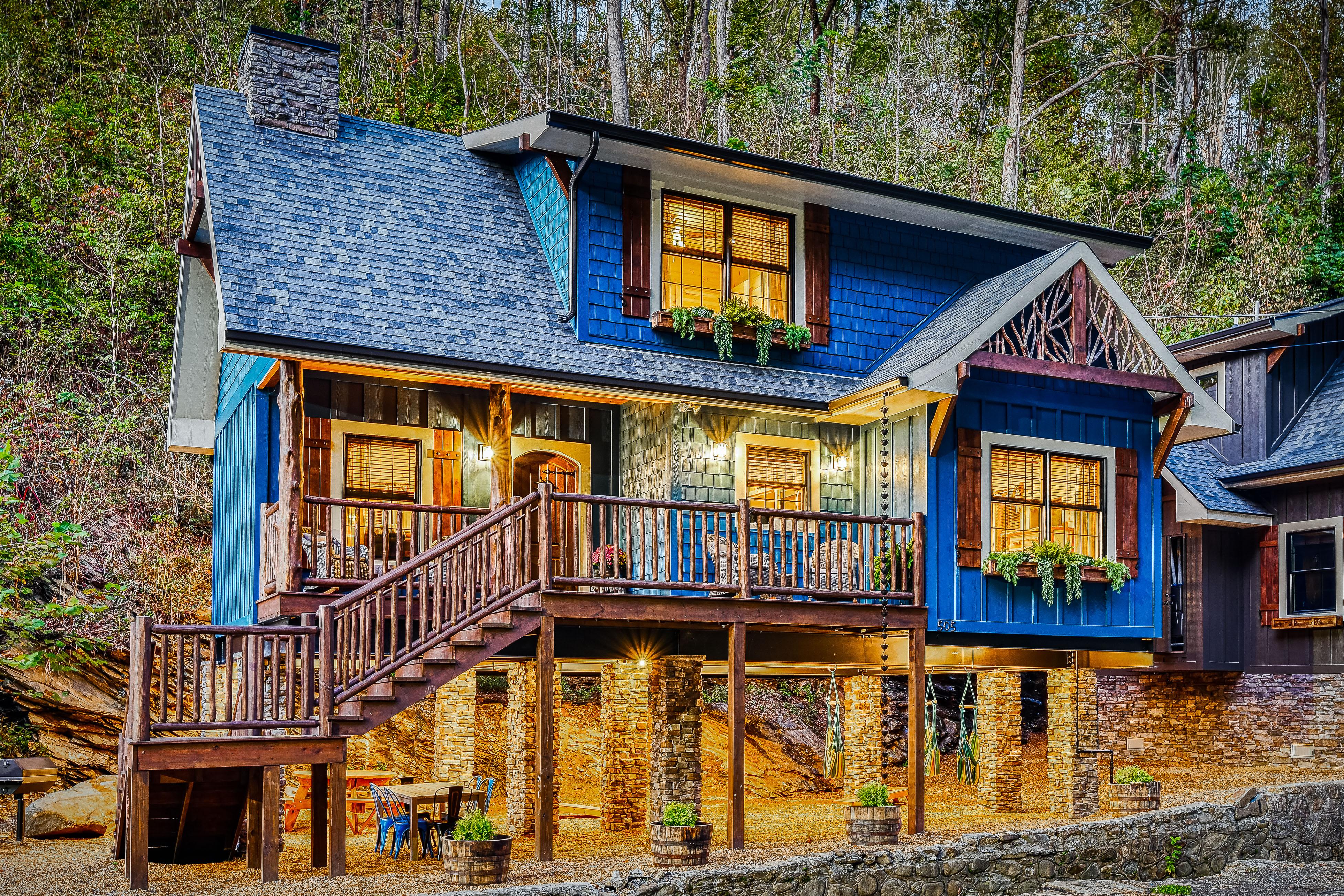Property Image 1 - The Blue Spruce Creekside Chalet, Near Downtown