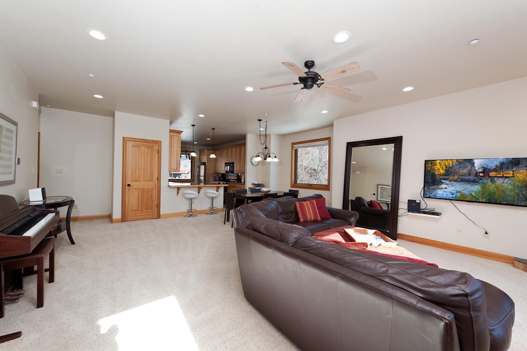 Main Living, Dining and Kitchen 