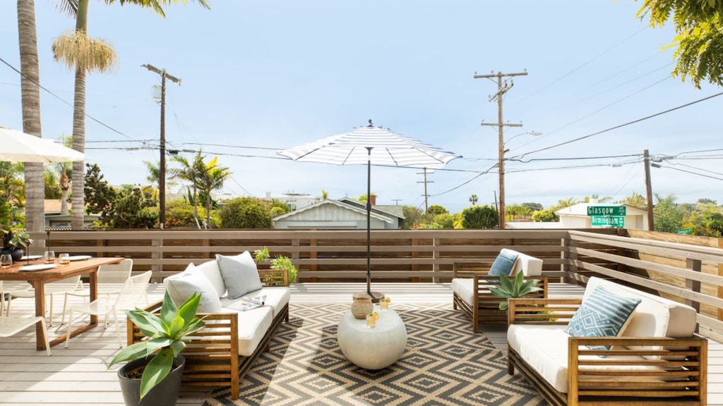 Blue skies take me away.