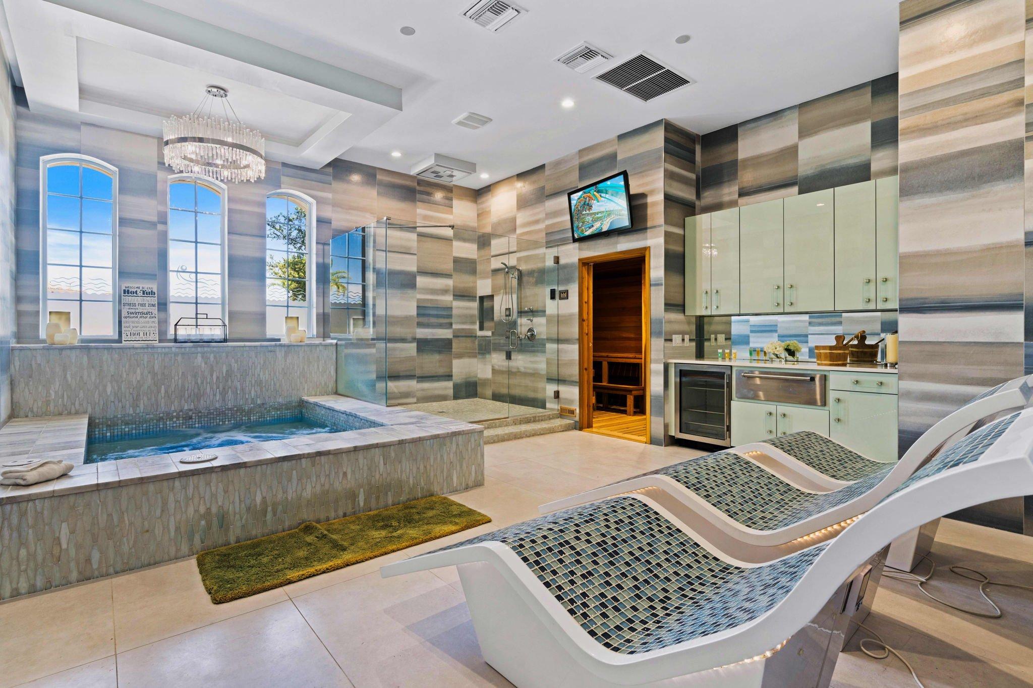 Property Image 2 - Extravagant Golf Course Home with Sauna, Spa, Golf Simulator & Pool