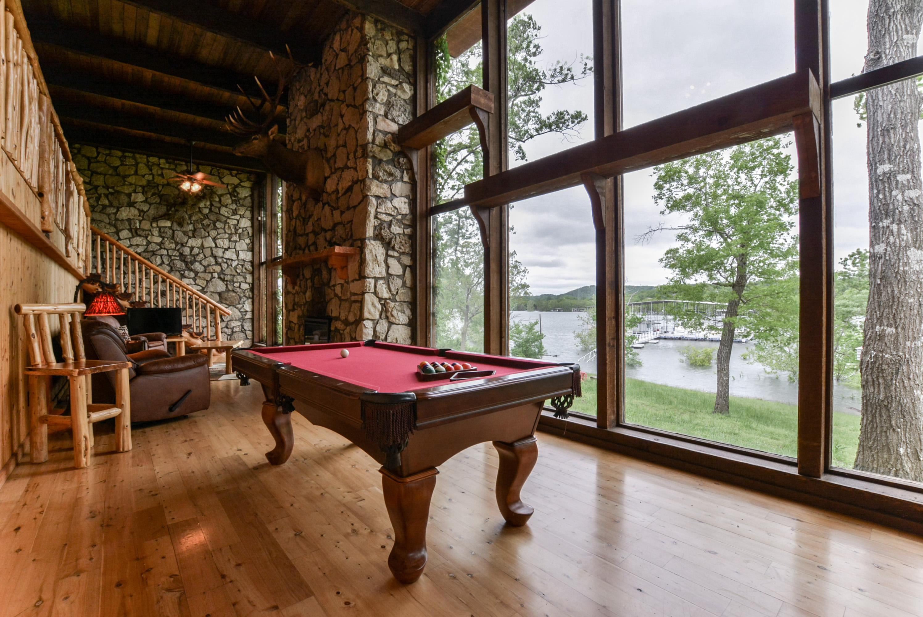Property Image 2 - Private Lakefront Cabin with Hot Tub and Pool Table 