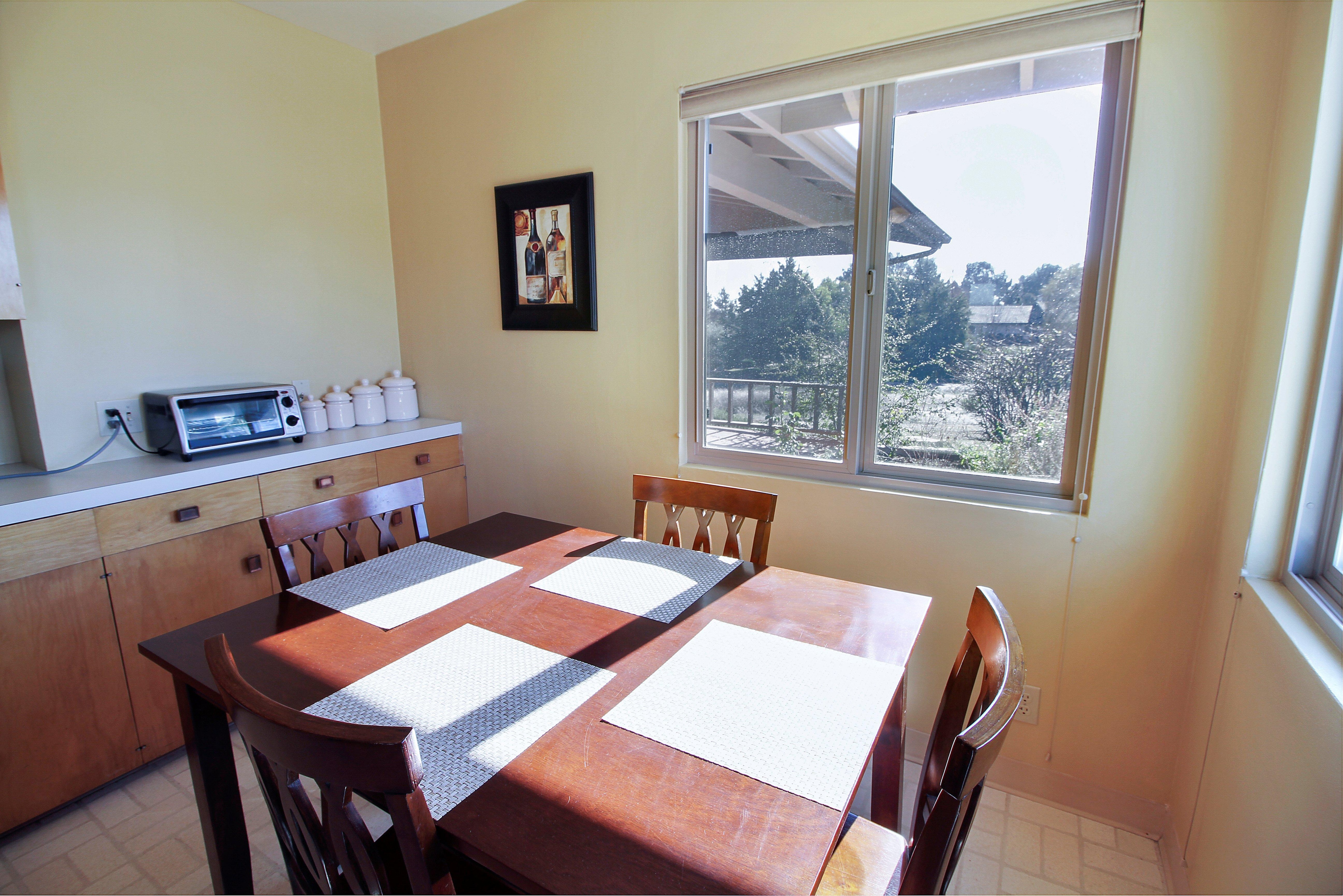 Breakfast Nook in the Kitchen with Lots of Windows