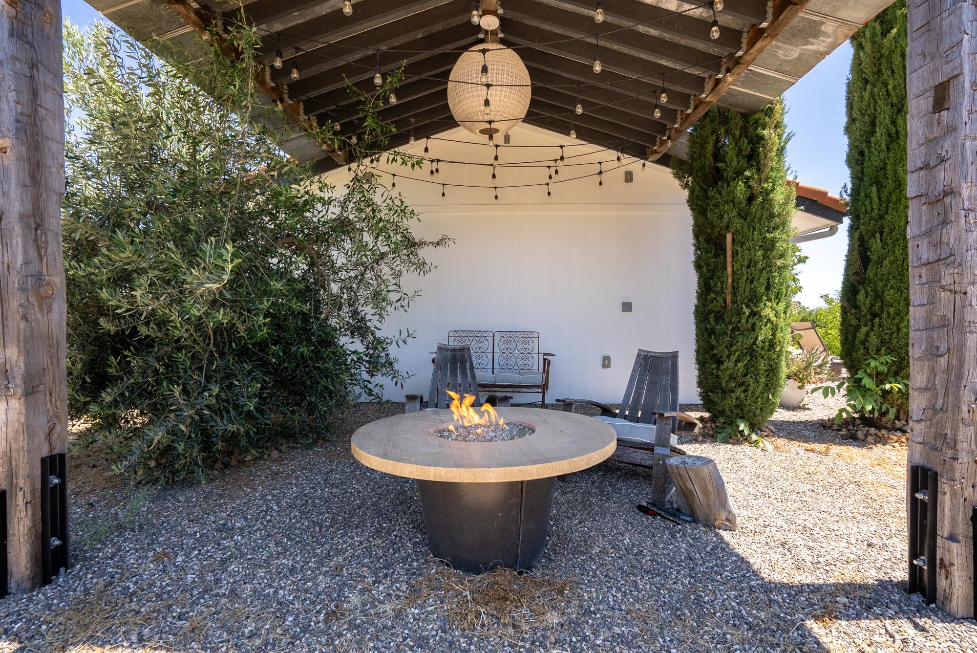 Relax around the fire