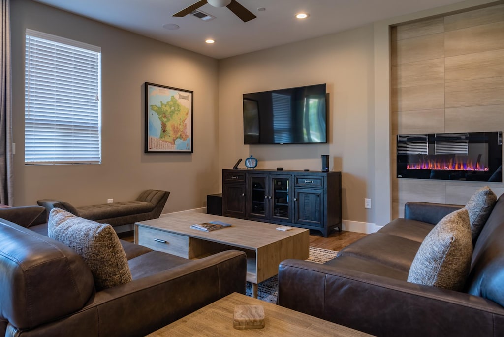 Enjoy the Electric Fireplace