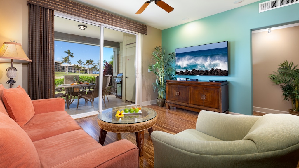 Enjoy family movie night on the Large UltraHD TV in the comfortable Living room with