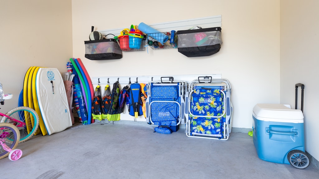 Tons of beach gear for a fun vacation