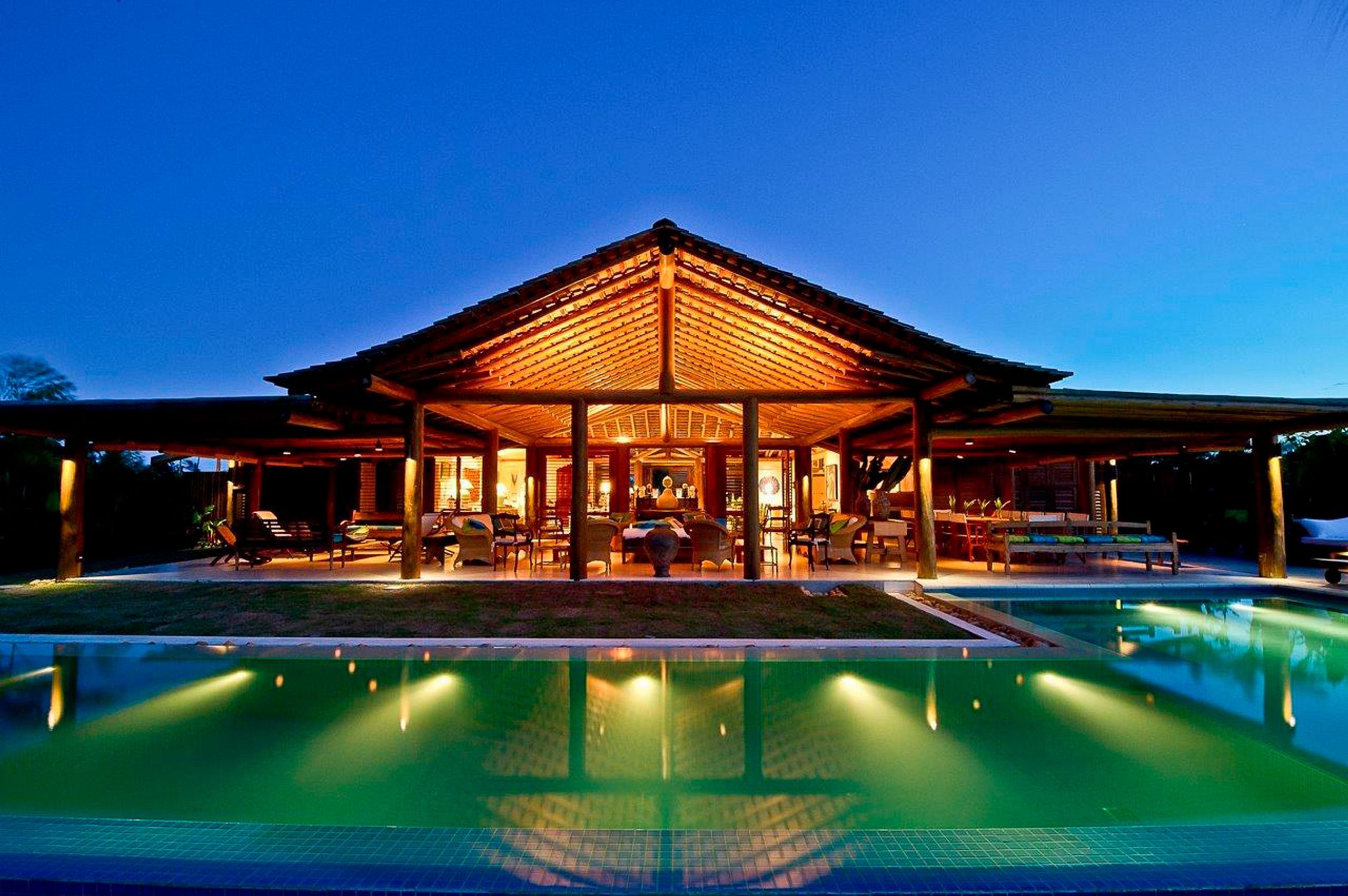 Property Image 1 - Luxurious Wooden House with Private Pool