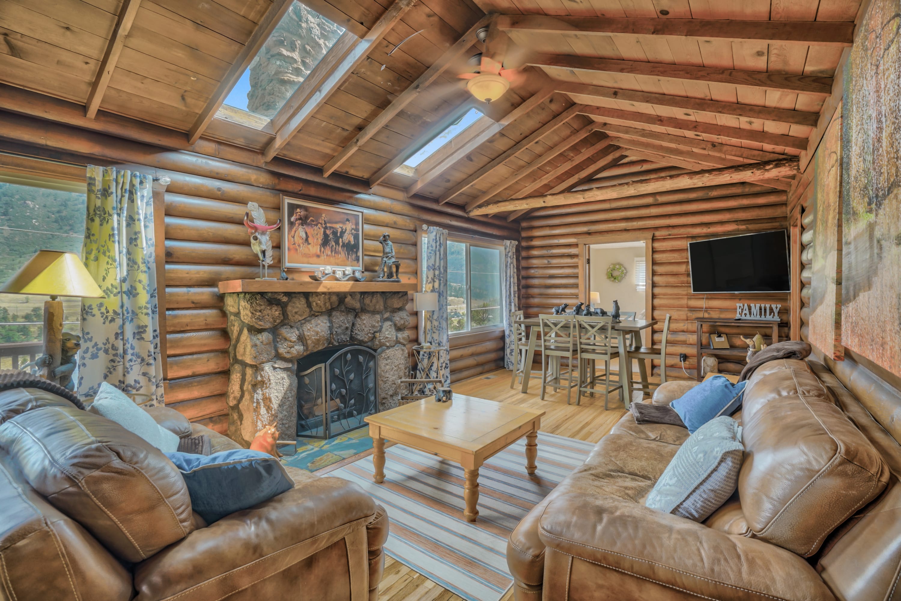 Property Image 1 - 3BD Cowboy Cabin | Pikes Peak Mountain Log Cabin
