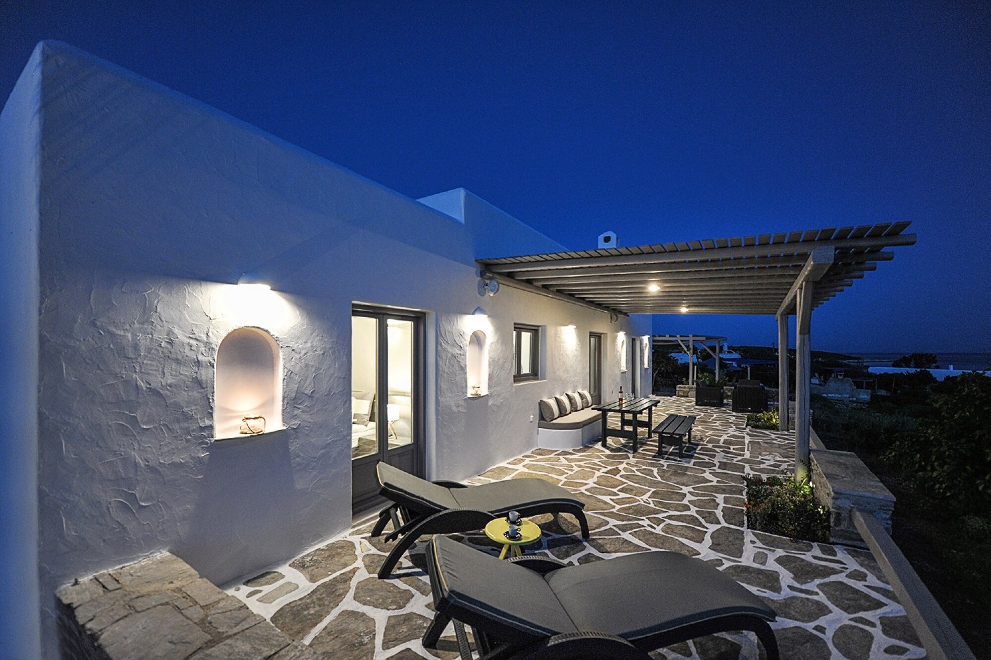 Property Image 1 - Exquisite Mykonian Villa Right Above Faragas Beach