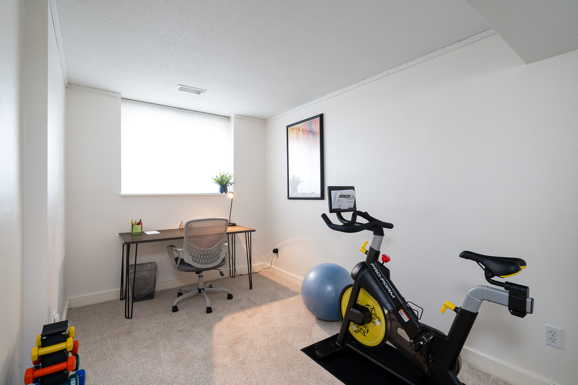 Work or work out in your home away from home!
