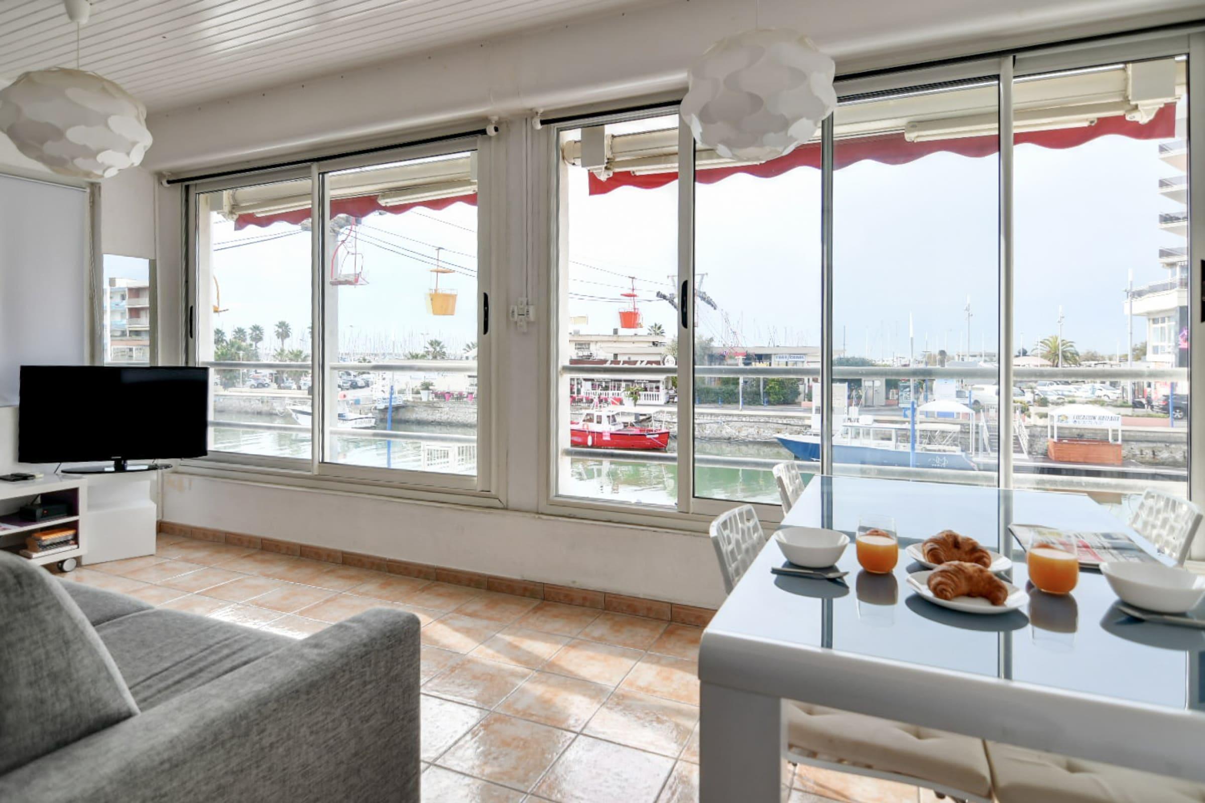 Property Image 1 - AC flat with wonderful view on Le Lez in Palavas-les-Flots
