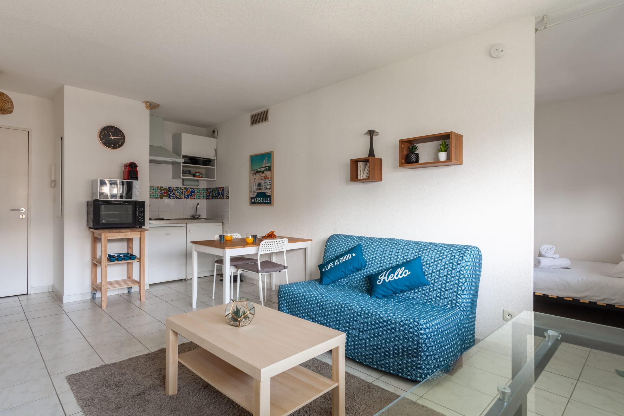 Property Image 2 - Beautiful air conditioned apartment in the heart of Marseille 