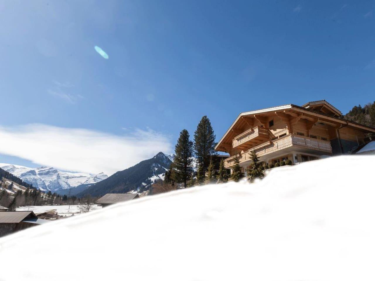 Property Image 1 - Deluxe Natural Stones Chalet in Gstaad with Steam Bath
