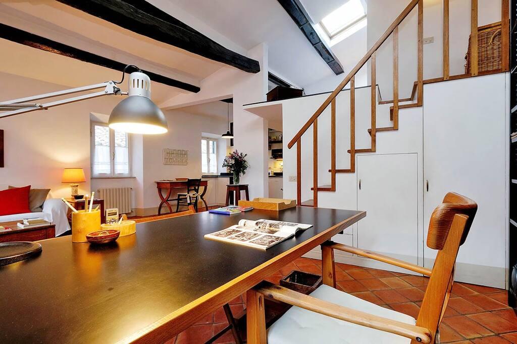 Property Image 2 - Homely and Charming Roman Loft by the River