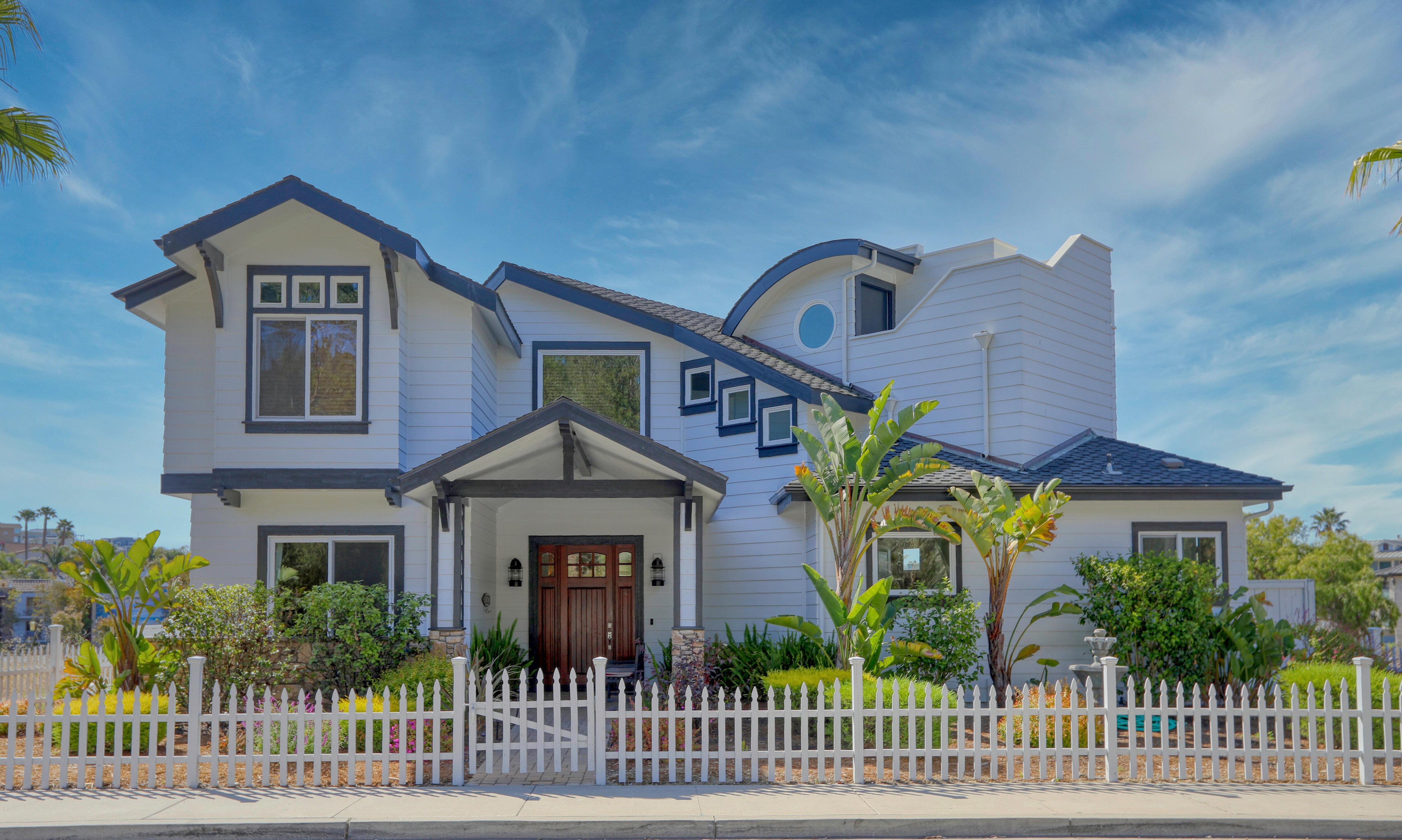 Gather@Avila is located on Avila Beach Drive. The home has 4 bedrooms, 3 bathrooms and onsite parking for 4 autos. This large luxury family home is steps from Avila Beach Golf Resort, beach, play ground and downtown Avila Beach.
