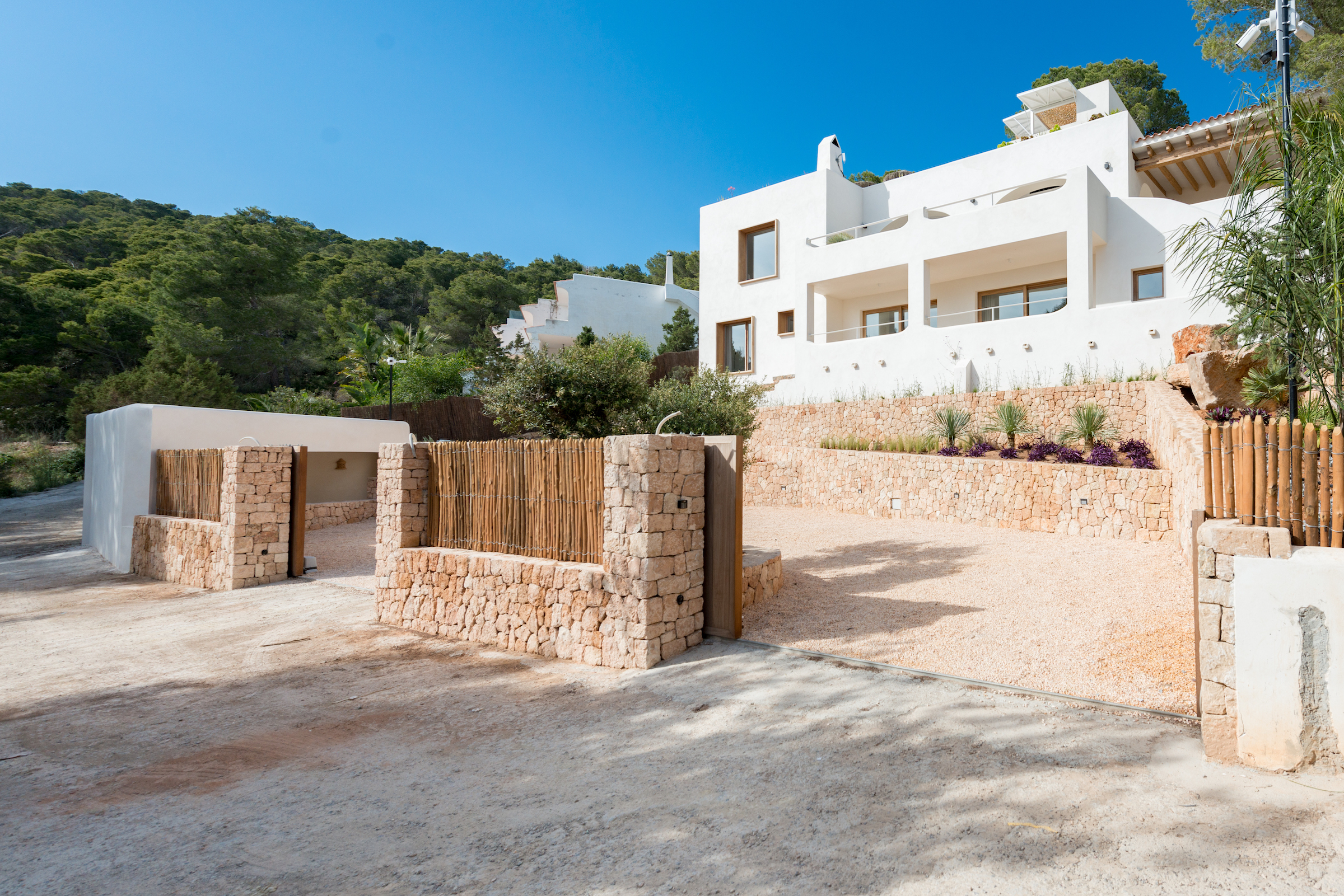 Property Image 2 - Modern Spanish Finca with Rooftop Pool, Bar, and Sea View near Es Cubells