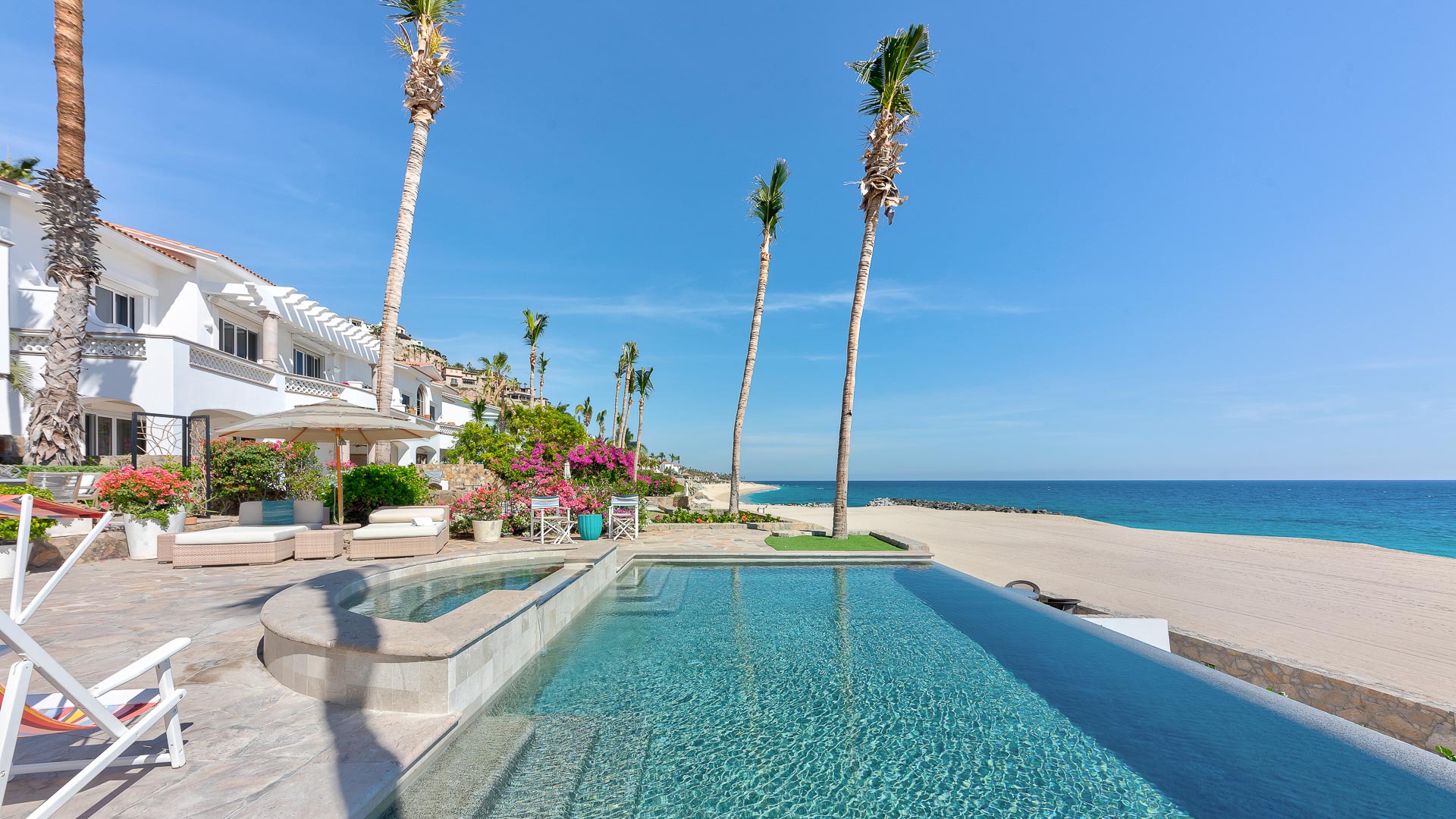 Property Image 1 - Amazing Beachfront Elegance Villa in Desirable Gated Cabo Community!