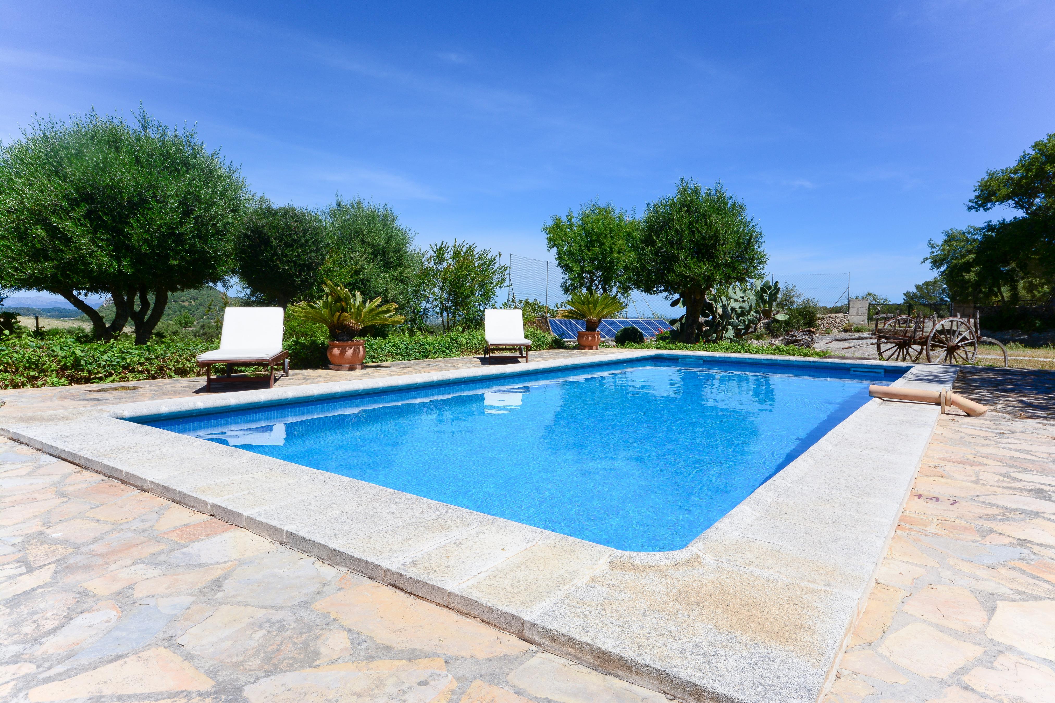 Property Image 1 - SA BASTIDA - Villa with private pool in Sant Joan. Free WiFi