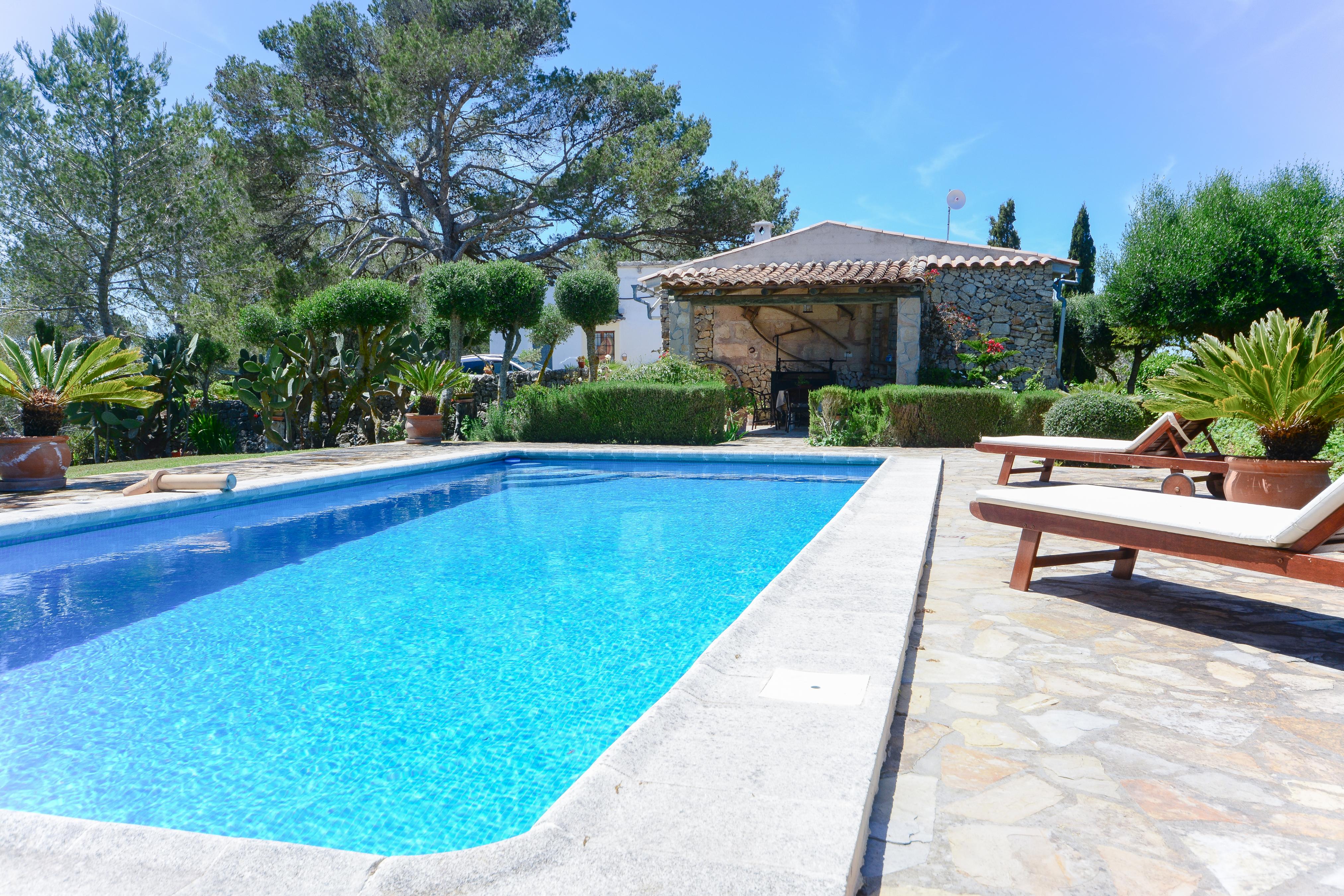 Property Image 2 - SA BASTIDA - Villa with private pool in Sant Joan. Free WiFi