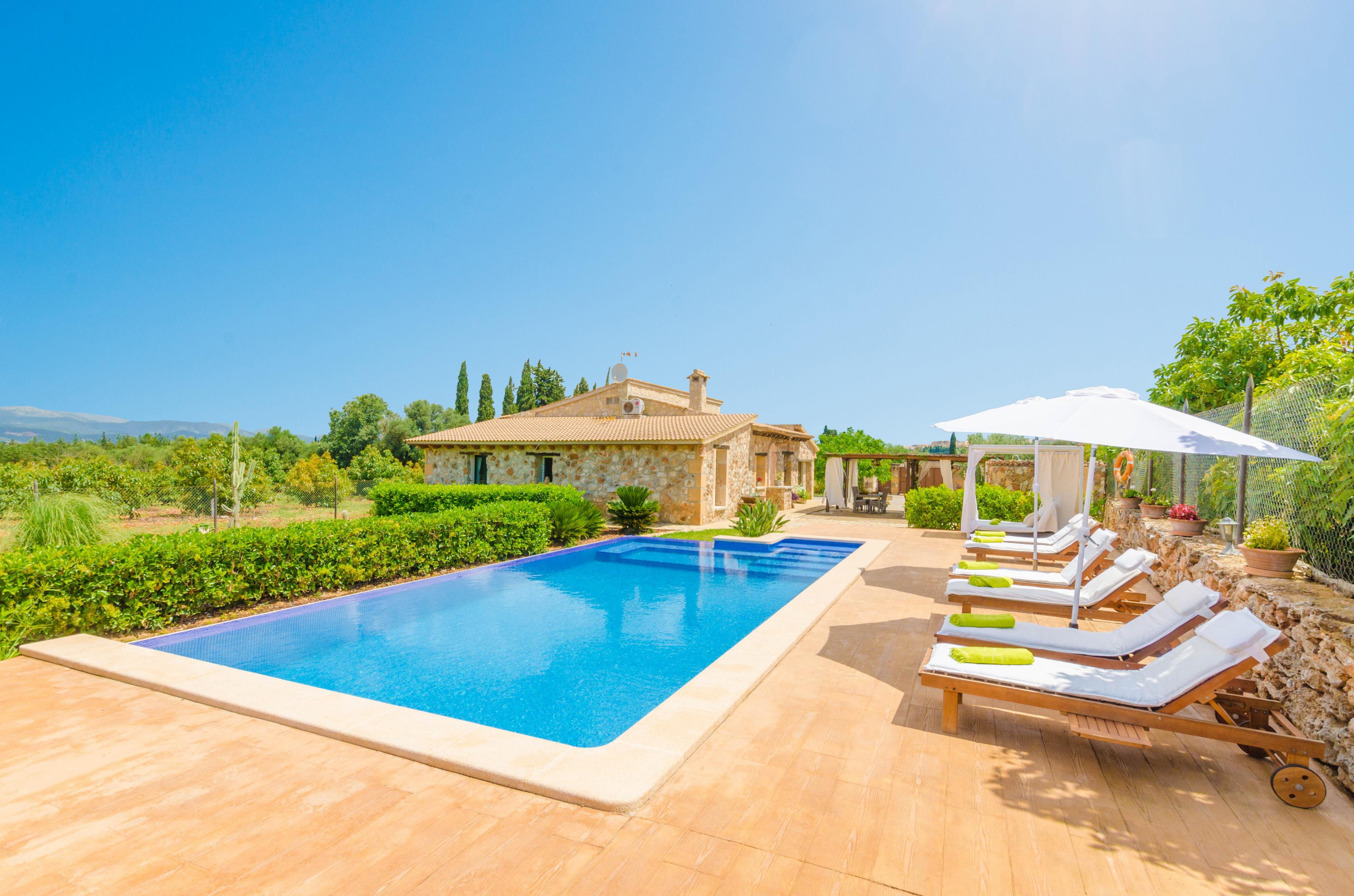 Property Image 1 - ES MOYÀ DES PINS - Villa with private pool in Muro. Free WiFi
