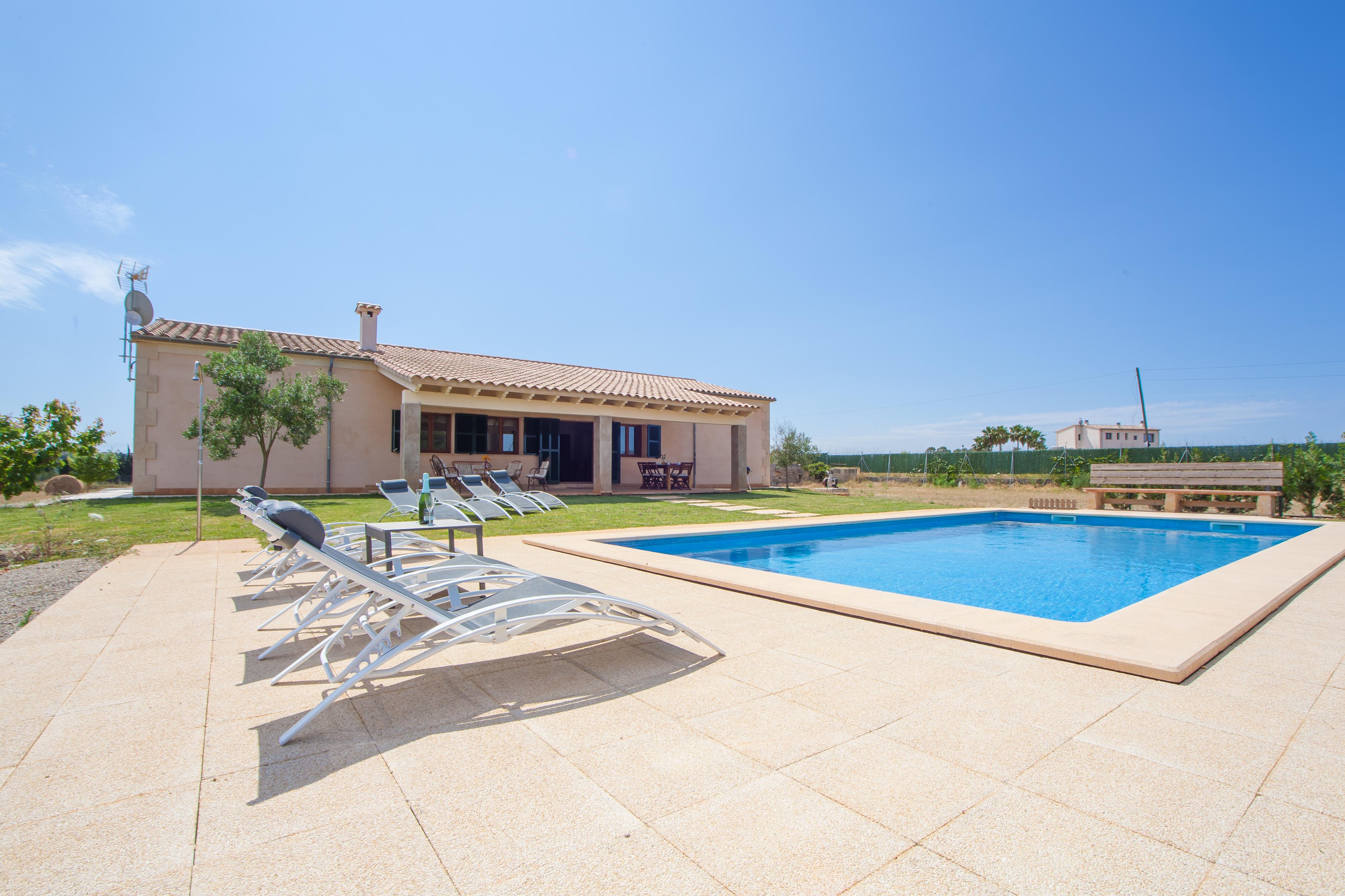Property Image 2 - S’ESTACIO - Villa with private pool in Muro. Free WiFi