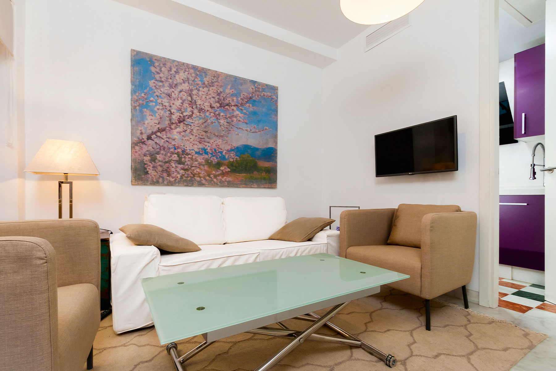 Property Image 1 - Cozy 2 bedrooms apartment with private terrace close to the Cathedral. Francos IV