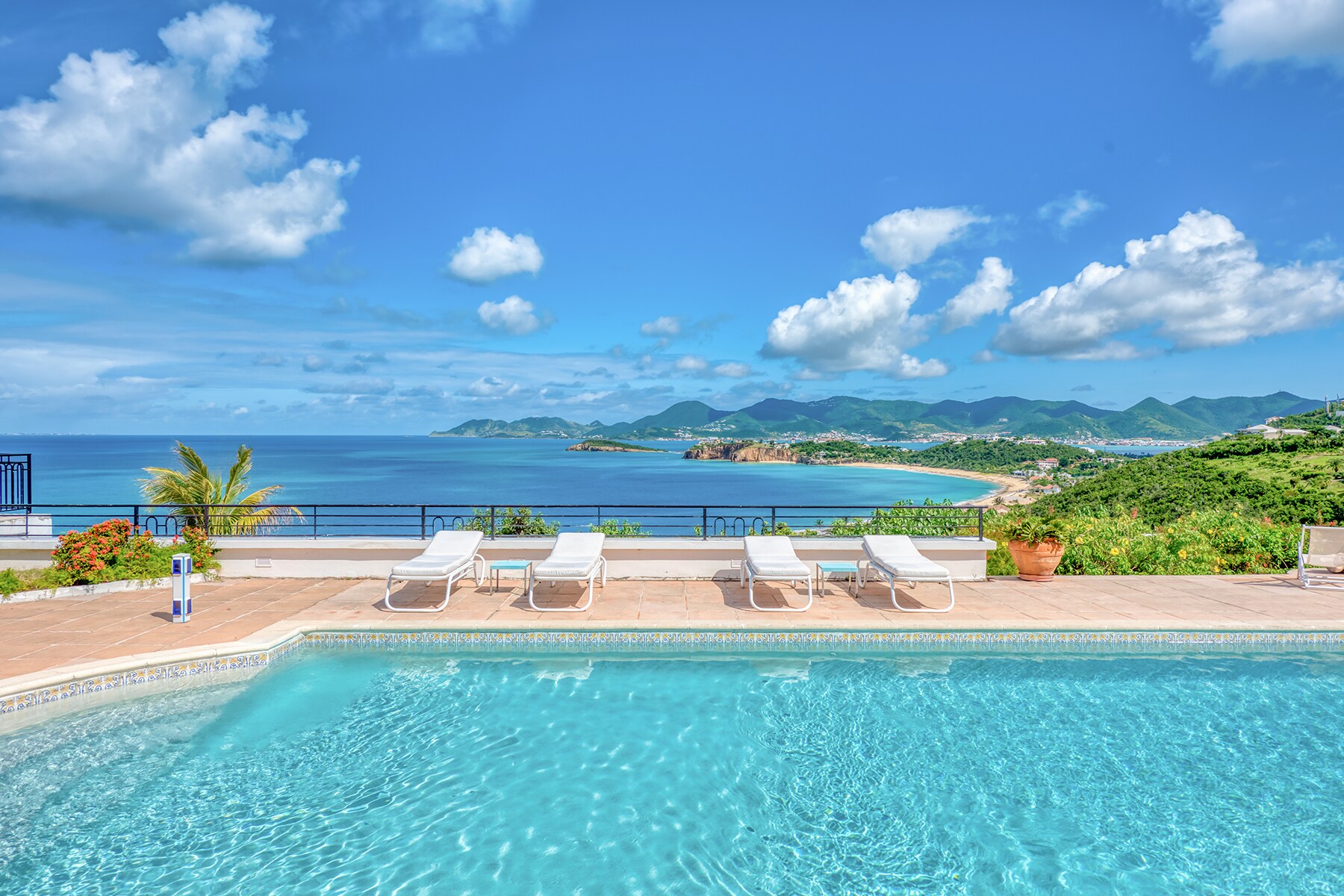 Property Image 1 - Luxurious Villa on a Hill with View of the Caribbean Sea