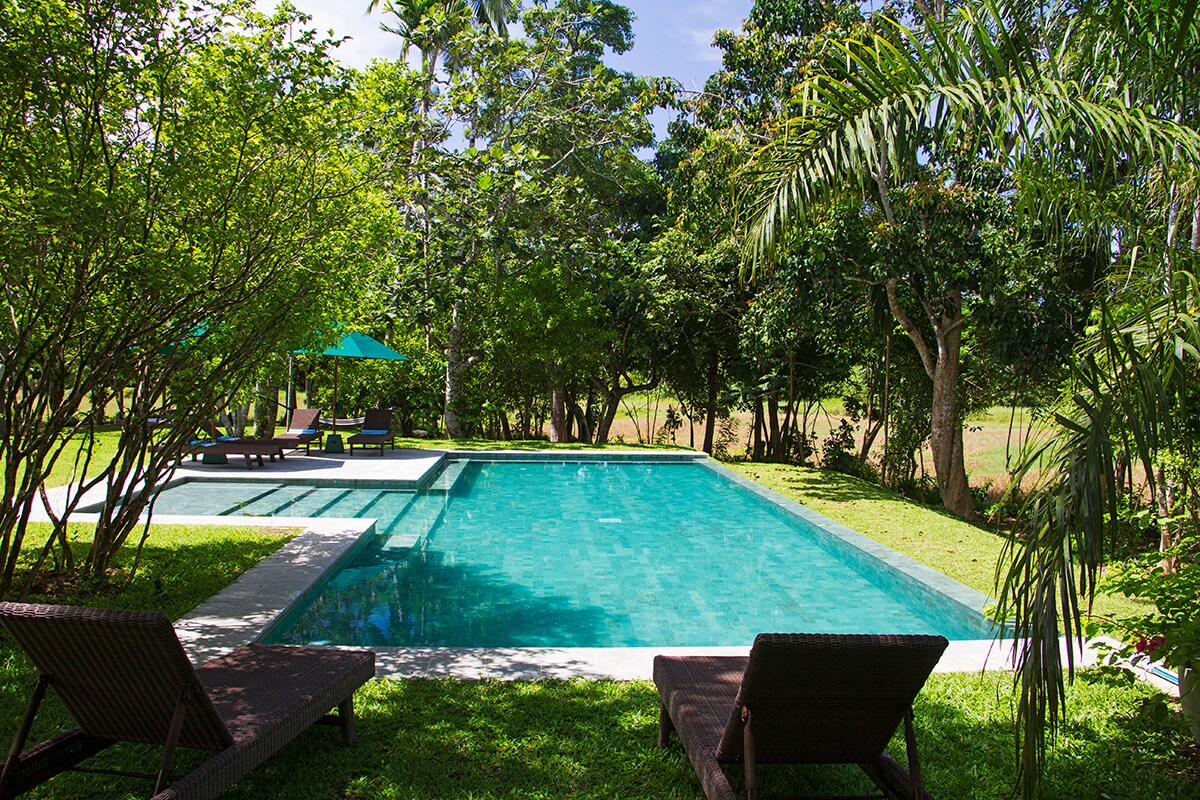 Property Image 1 - Stylish Villa in tranquil setting surrounded by rice fields close to beaches 