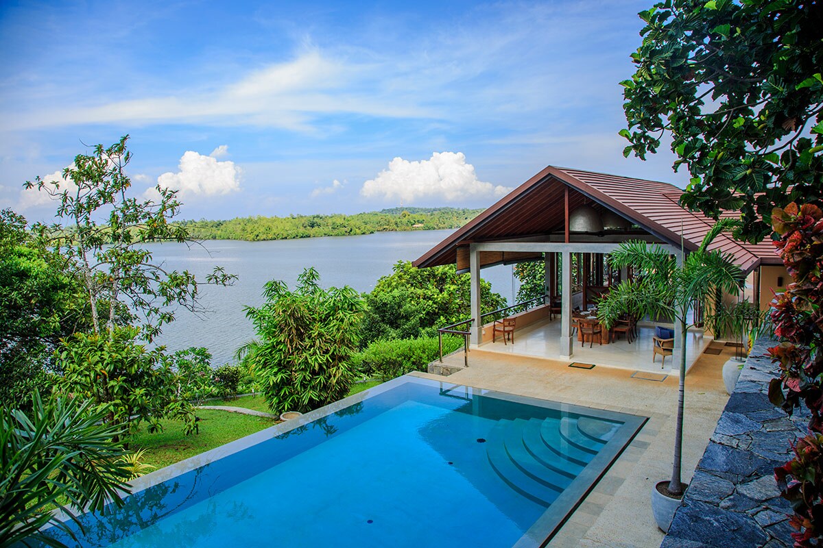 Property Image 1 - Four Bedroom Villa with spectacular elevated views of the serene Koggala Lake