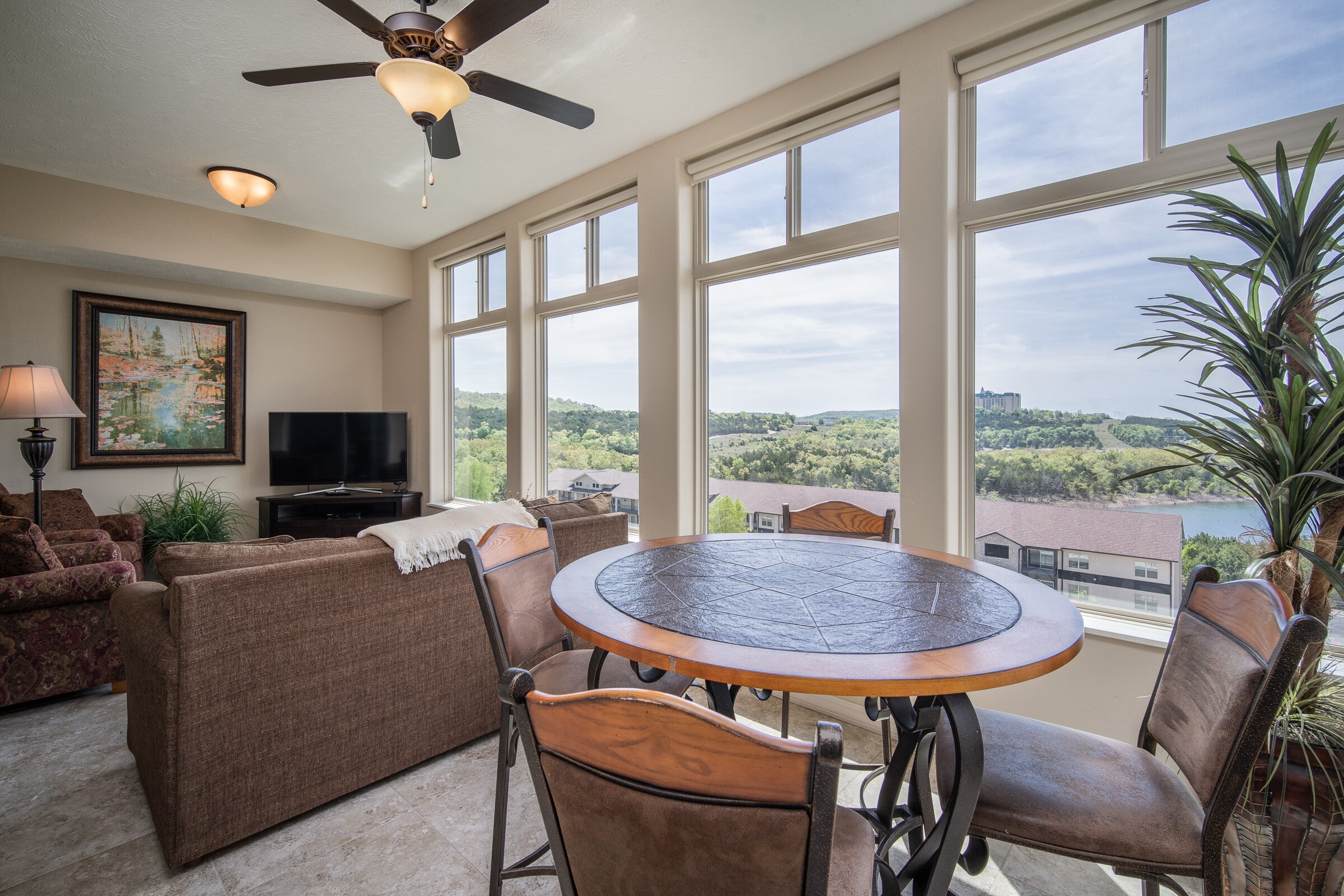 All-Season Sunroom with a Beautiful View of Table Rock Lake