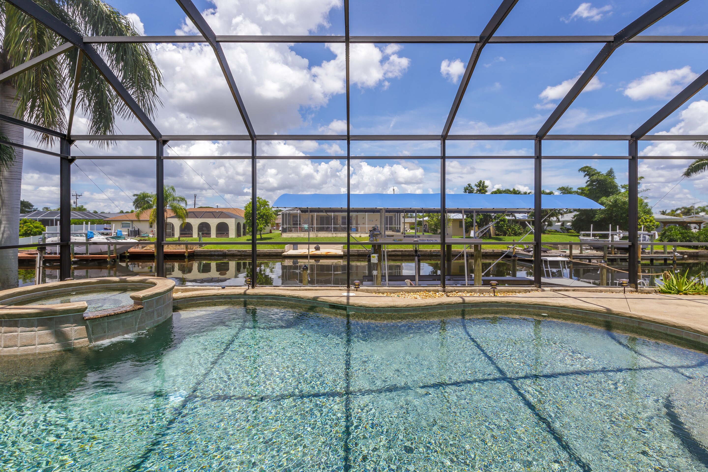 Cape Coral vacation home with heated pool and spa