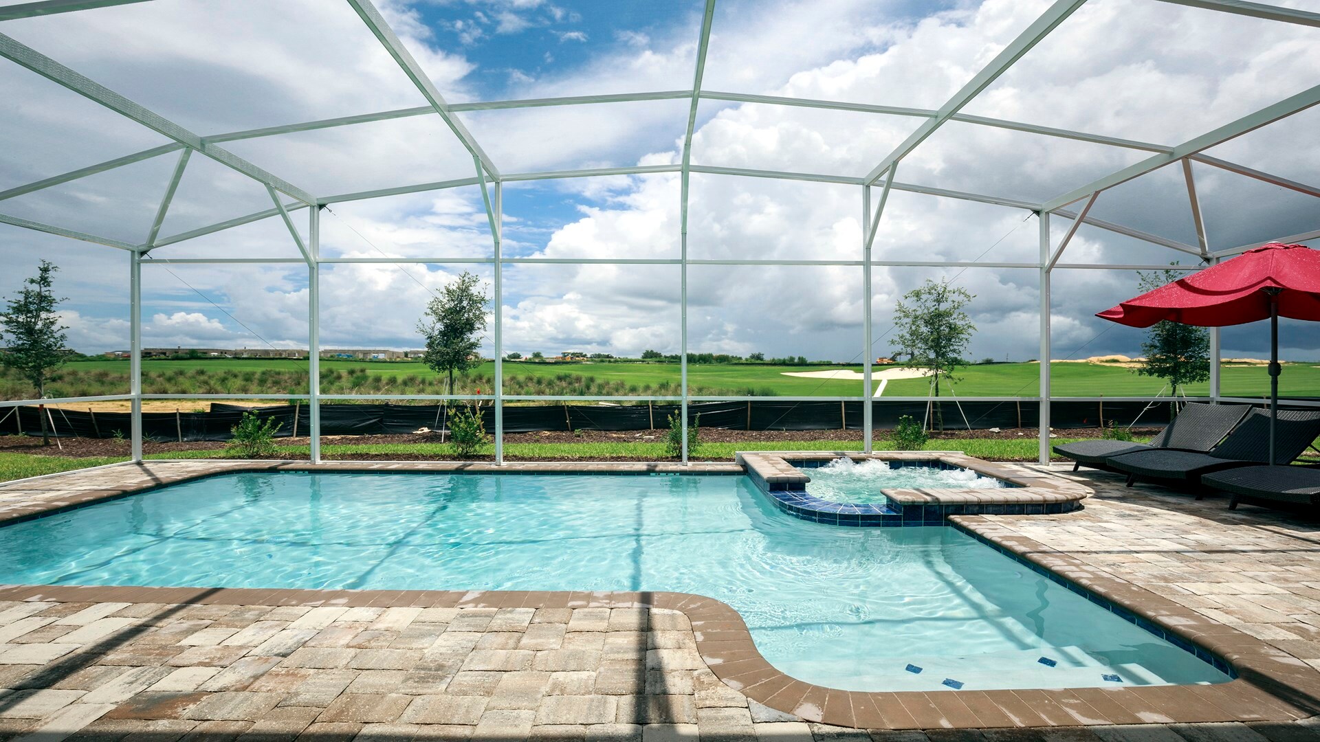 Enjoy stunning views from your own private pool