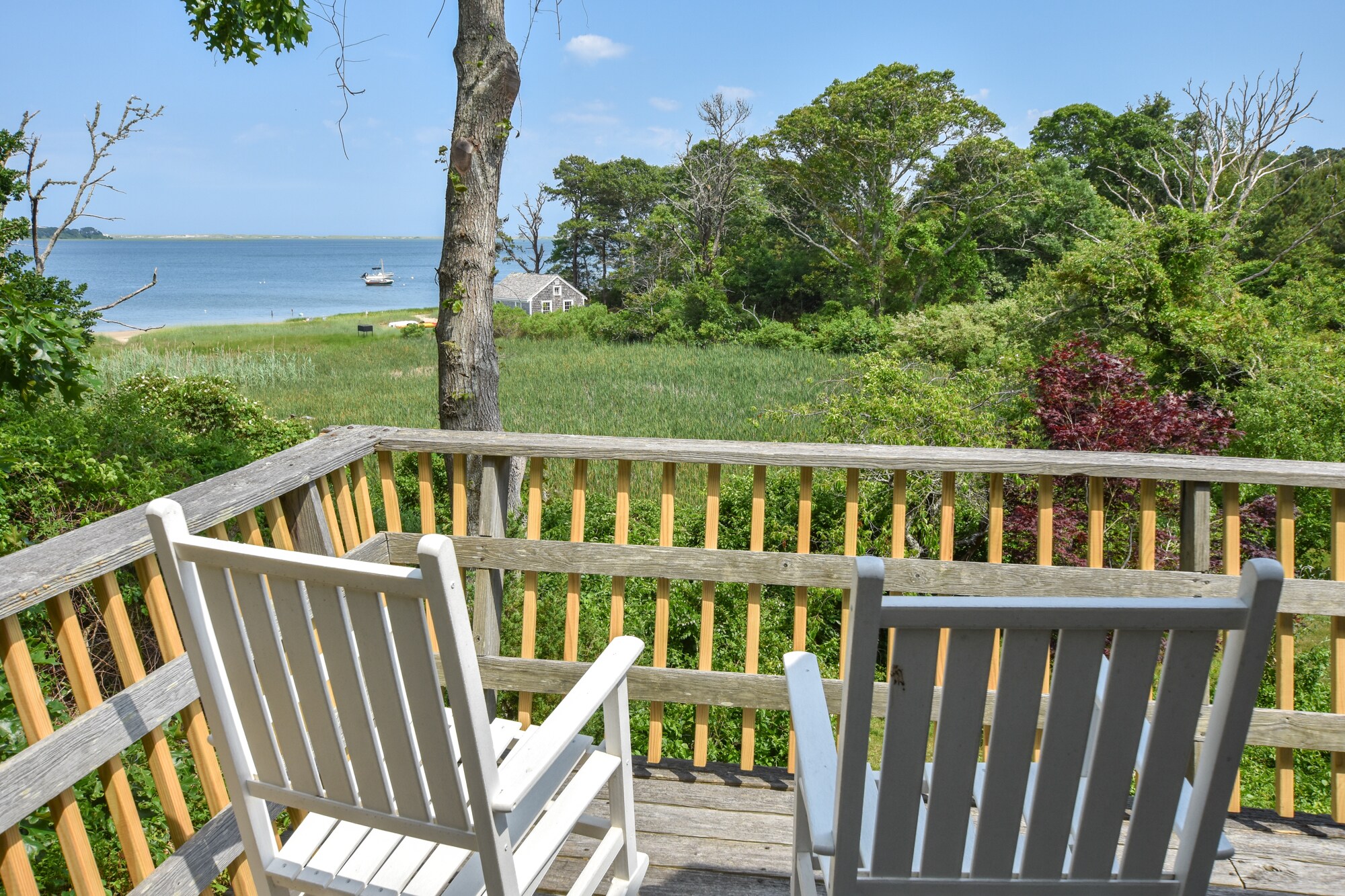 Property Image 2 - 15548: Waterfront on Pleasant Bay, Steps to Private Beach, Outdoor Shower, Dog Friendly w/ Yard!